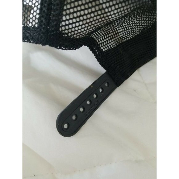 ROCKSTAR Energy Drink Adult Snapback Trucker Mesh Hat Surf Skate Black White - Picture 8 of 12